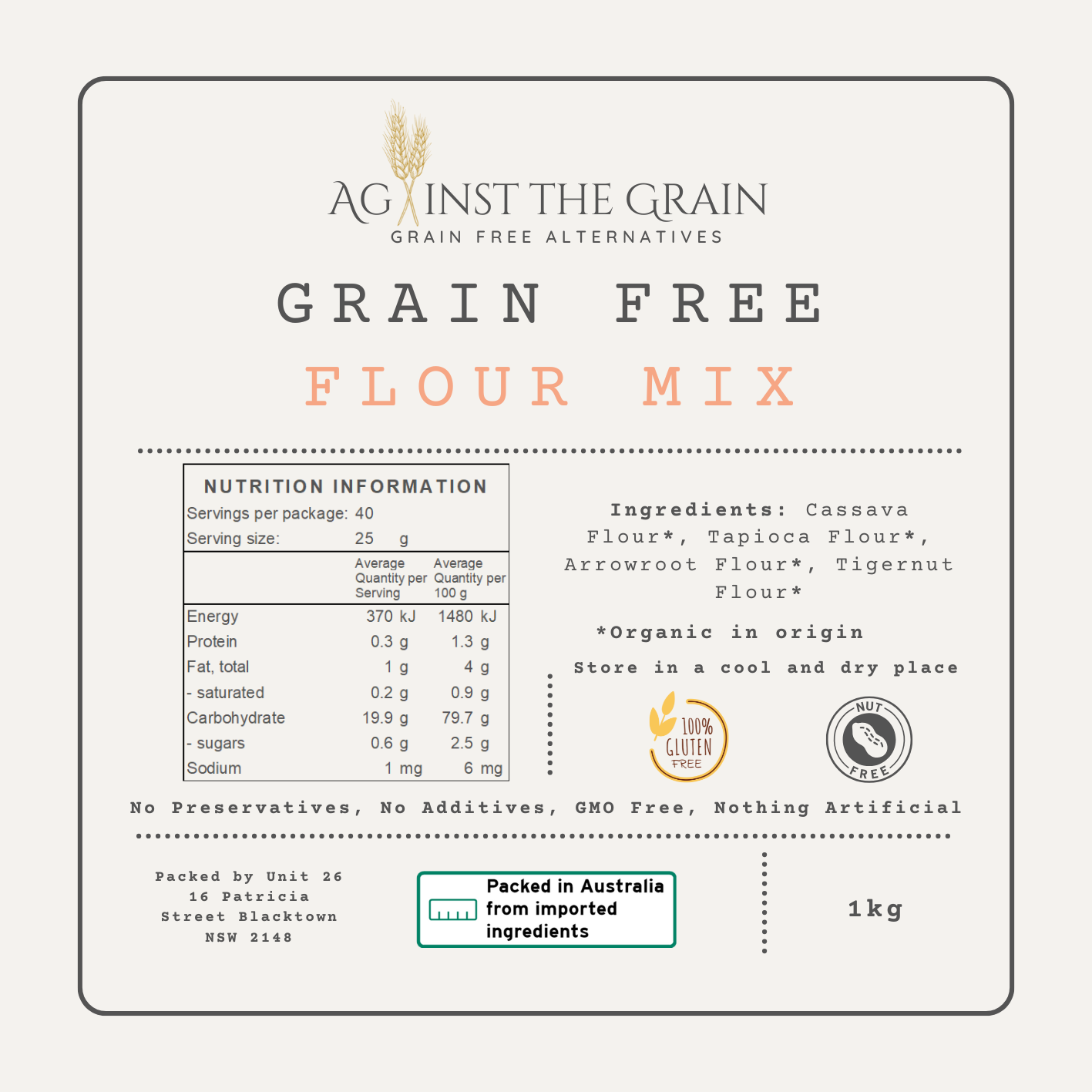Grain Free Flour Mix