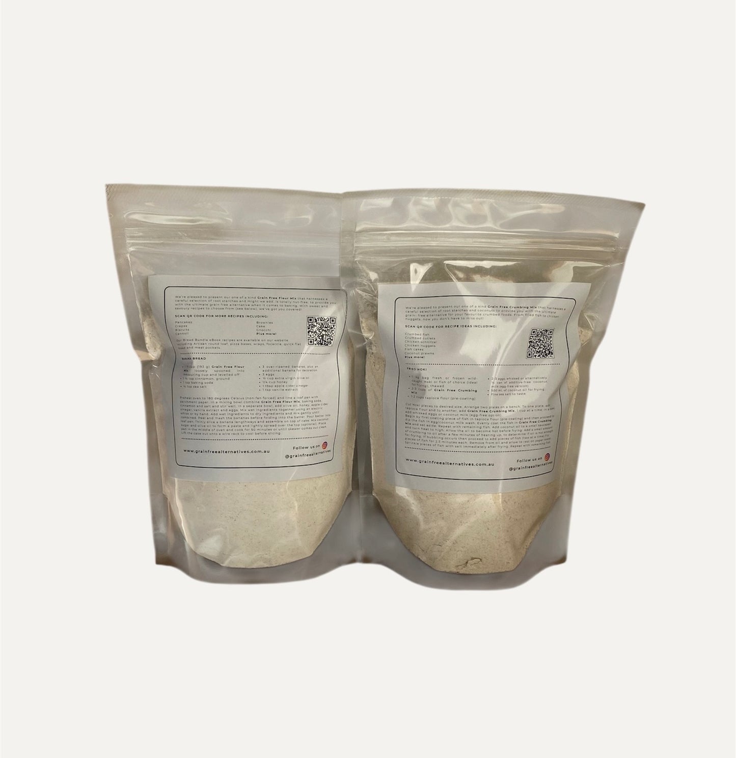 Grain Free Crumbing and Flour Mix bundle